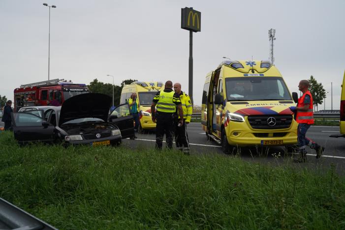 Snelweg afgesloten na ongeval
