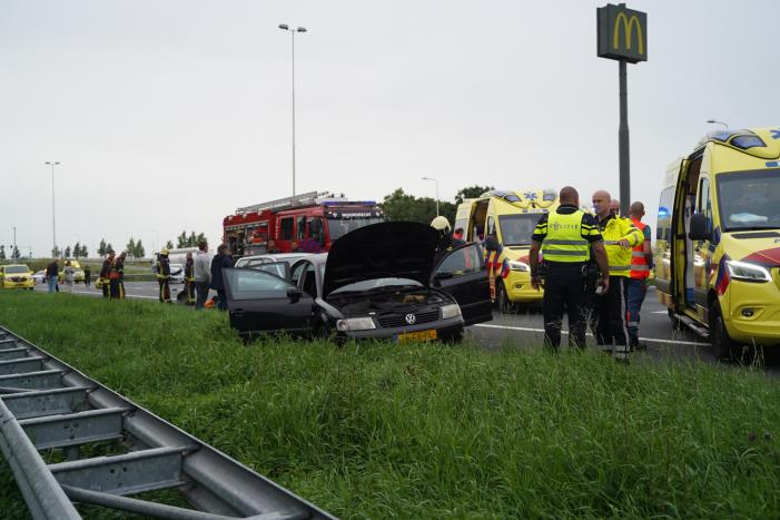Snelweg afgesloten na ongeval