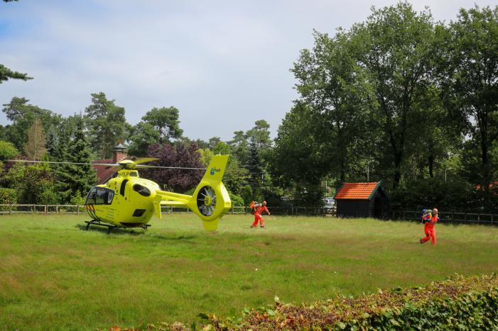 Traumahelikopter landt voor incident in klimbos