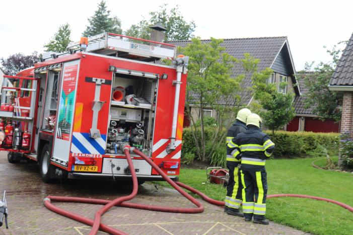 Woning ontruimd na brand tijdens werkzaamheden