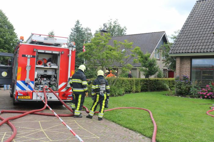Woning ontruimd na brand tijdens werkzaamheden
