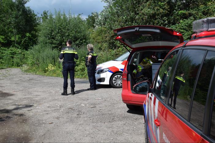 Brandweer onderzoekt achter gelaten vat