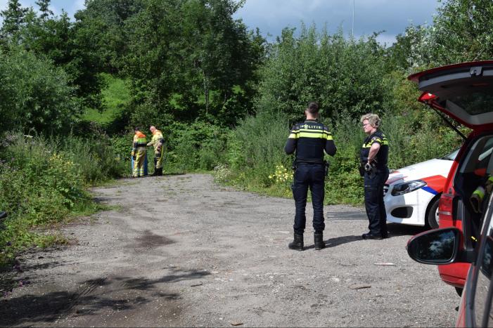 Brandweer onderzoekt achter gelaten vat
