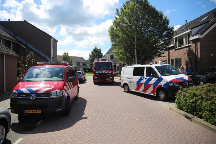 Gewonde nadat auto op de kant beland