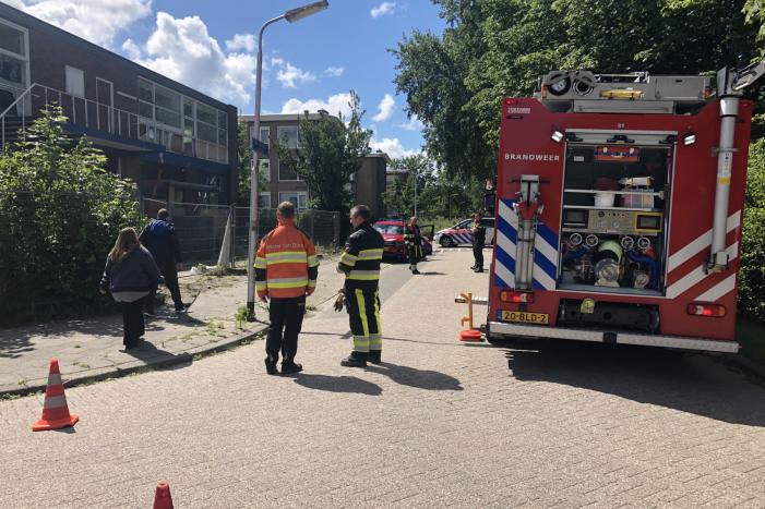 Brand in voormalig autoschadeherstelbedrijf
