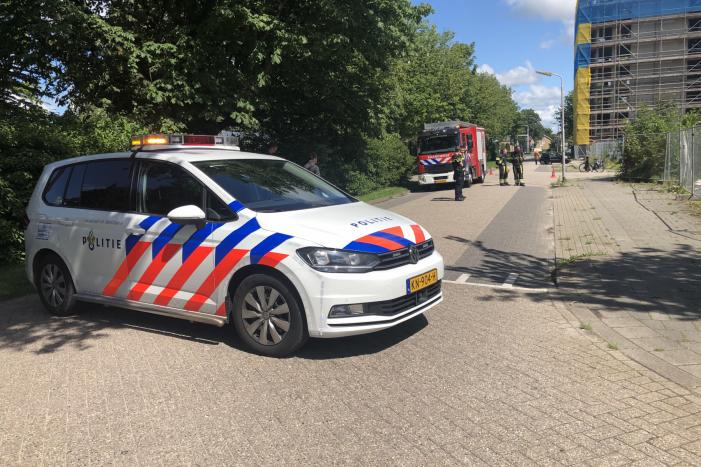 Brand in voormalig autoschadeherstelbedrijf