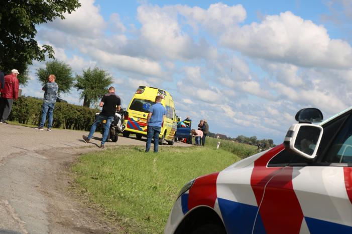 Fietser gewond na aanrijding met auto