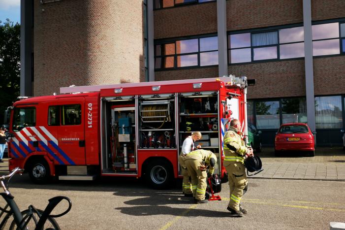 Veel bekijks bij brand