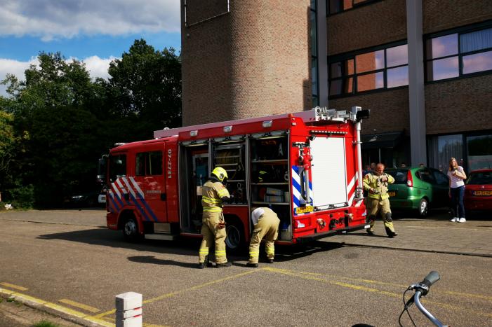 Veel bekijks bij brand