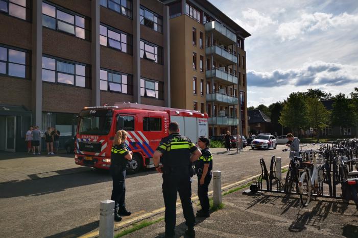 Veel bekijks bij brand