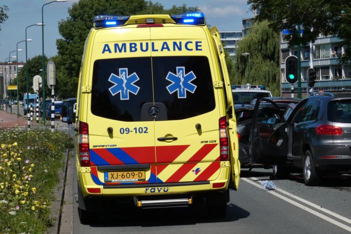 Veel schade bij kettingbotsing