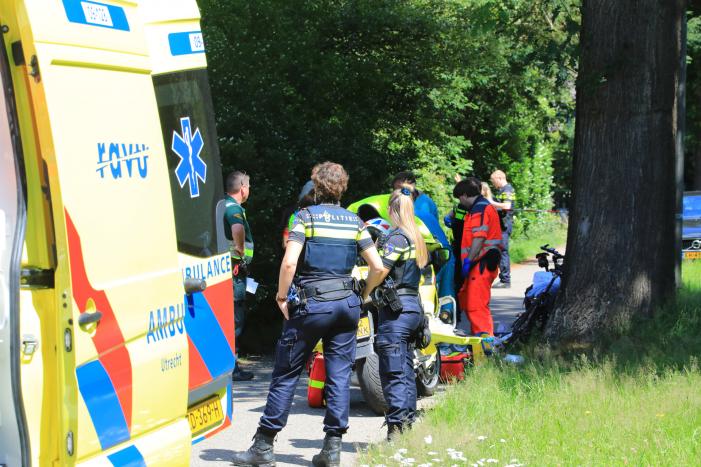 Fietser zwaargewond na ongeval op fietspad