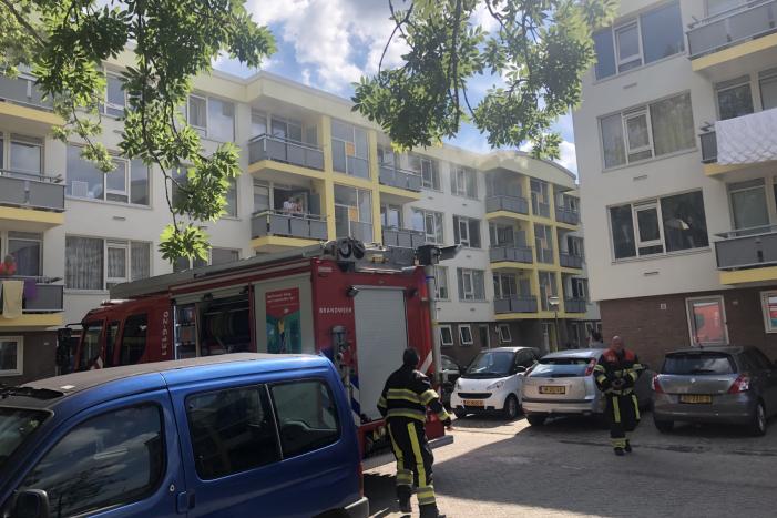 Veel rook bij brand in appartement