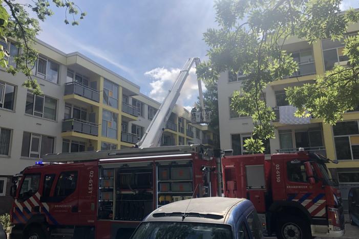 Veel rook bij brand in appartement
