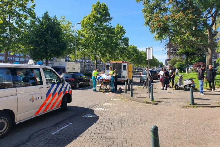 Fietser gewond bij aanrijding met auto