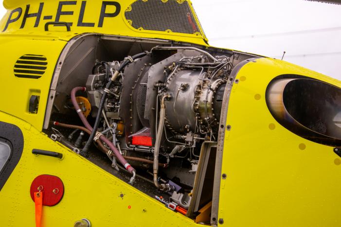 Traumahelikopter strandt naast A1