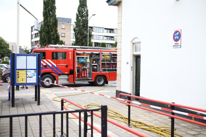 Station Nijkerk deels afgesloten door mogelijke brand