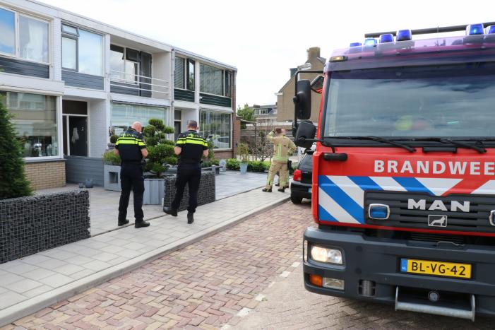 Woning ontruimd vanwege brand in keuken