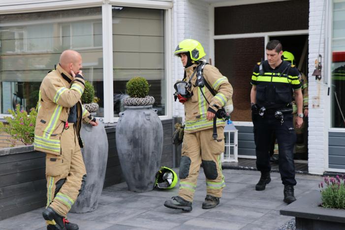 Woning ontruimd vanwege brand in keuken