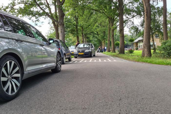 Dure Tesla beschadigd na botsing