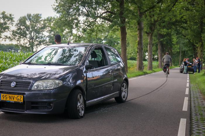 Dure Tesla beschadigd na botsing