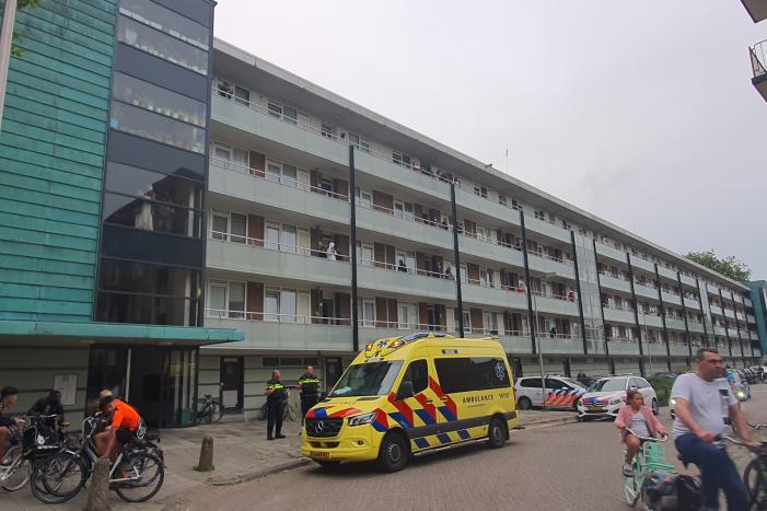 Traumahelikopter landt voor incident