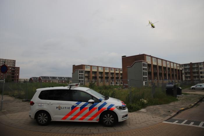 Traumahelikopter landt voor incident