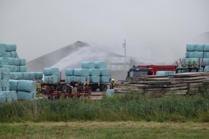 Opnieuw brand is schuur met hooibalen