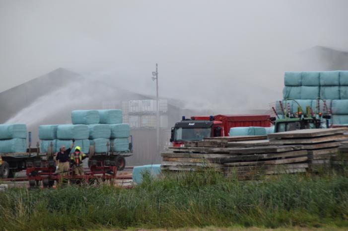 Opnieuw brand is schuur met hooibalen