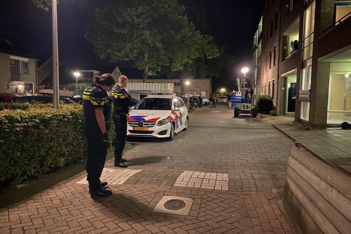 Grote politiemacht op de been in Goverwelle, verdachte aangehouden