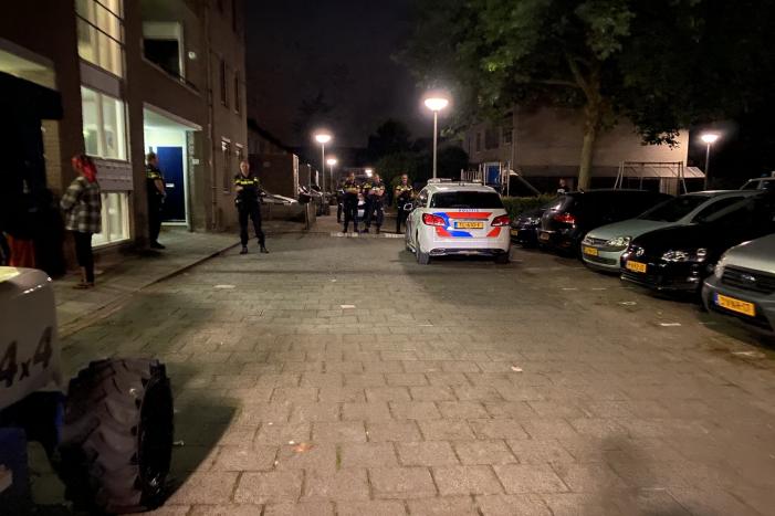 Grote politiemacht op de been in Goverwelle, verdachte aangehouden