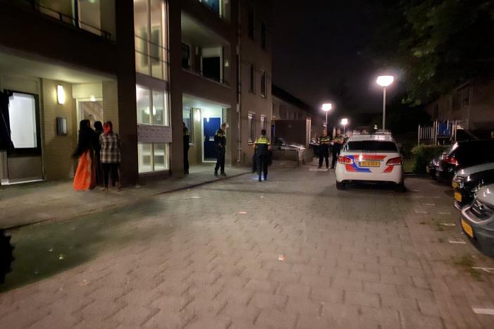 Grote politiemacht op de been in Goverwelle, verdachte aangehouden