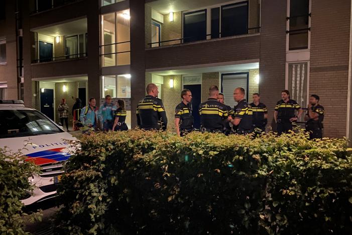 Grote politiemacht op de been in Goverwelle, verdachte aangehouden