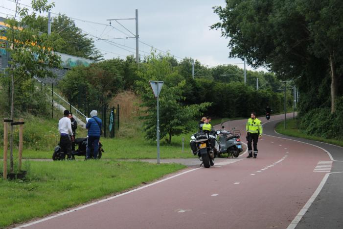 Twee scooters betrokken bij verkeersongeval