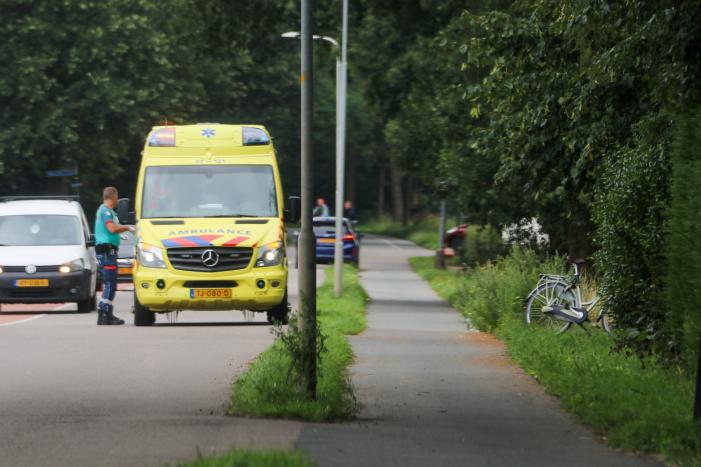 Man op fiets gewond na val tijdens afdaling