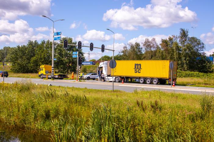 Meerdere voertuigen betrokken bij verkeersongeval