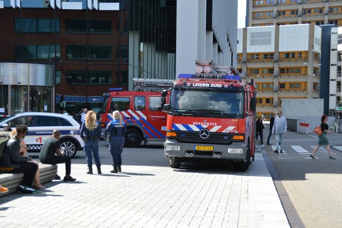 Brand in meterkast van kantoorpand Level
