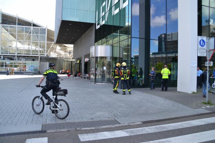 Brand in meterkast van kantoorpand Level