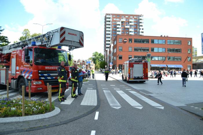 Brand in meterkast van kantoorpand Level