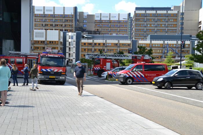 Brand in meterkast van kantoorpand Level