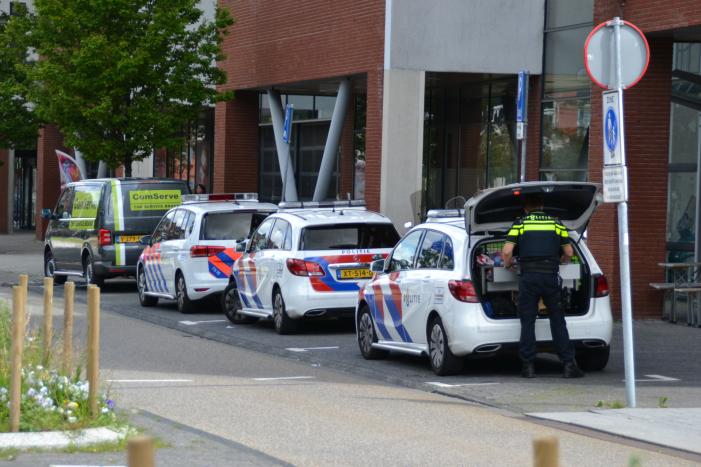 Brand in meterkast van kantoorpand Level