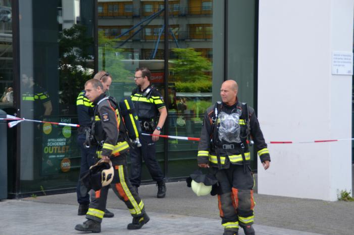 Brand in meterkast van kantoorpand Level