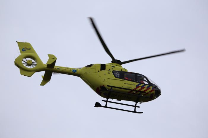Traumahelikopter opgeroepen bij ongeval