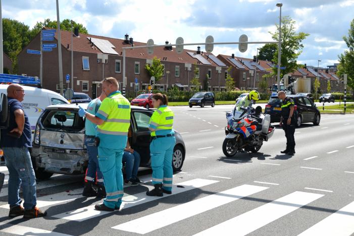 Gewonde bij kop-staartbotsing