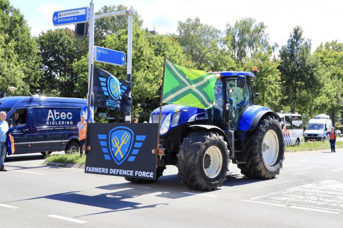 Boeren moeten tractoren thuis laten bij demonstratie RIVM