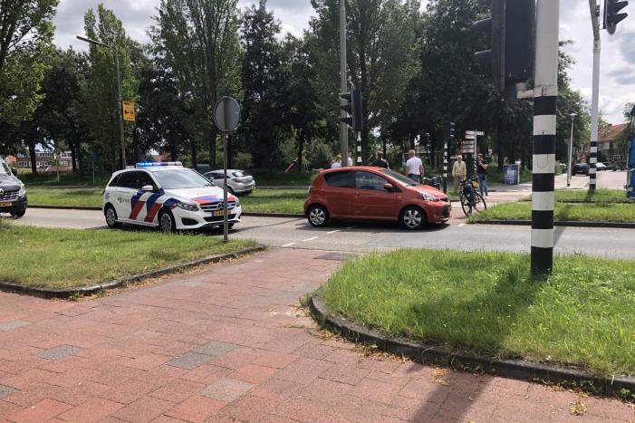 Fietser gewond bij aanrijding met auto