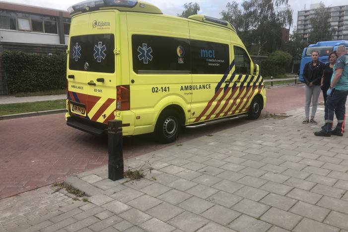 Aanrijding tussen fietser en auto