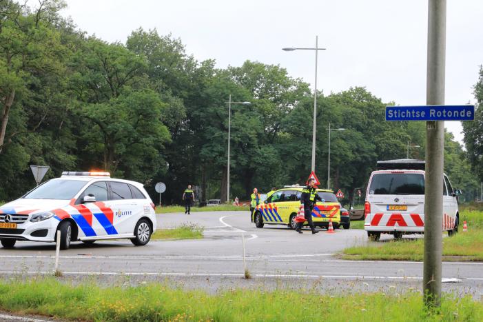 Schade na aanrijding tussen twee auto's