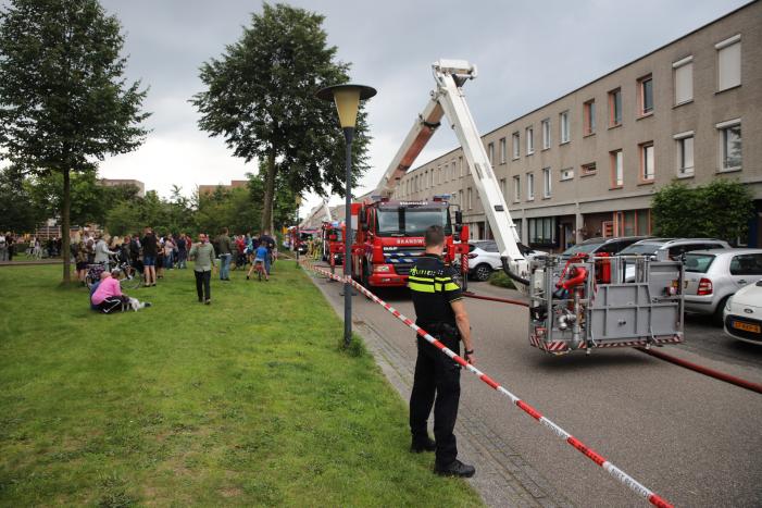 Flinke brand bij woning