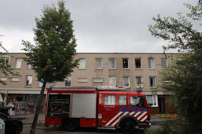 Flinke brand bij woning